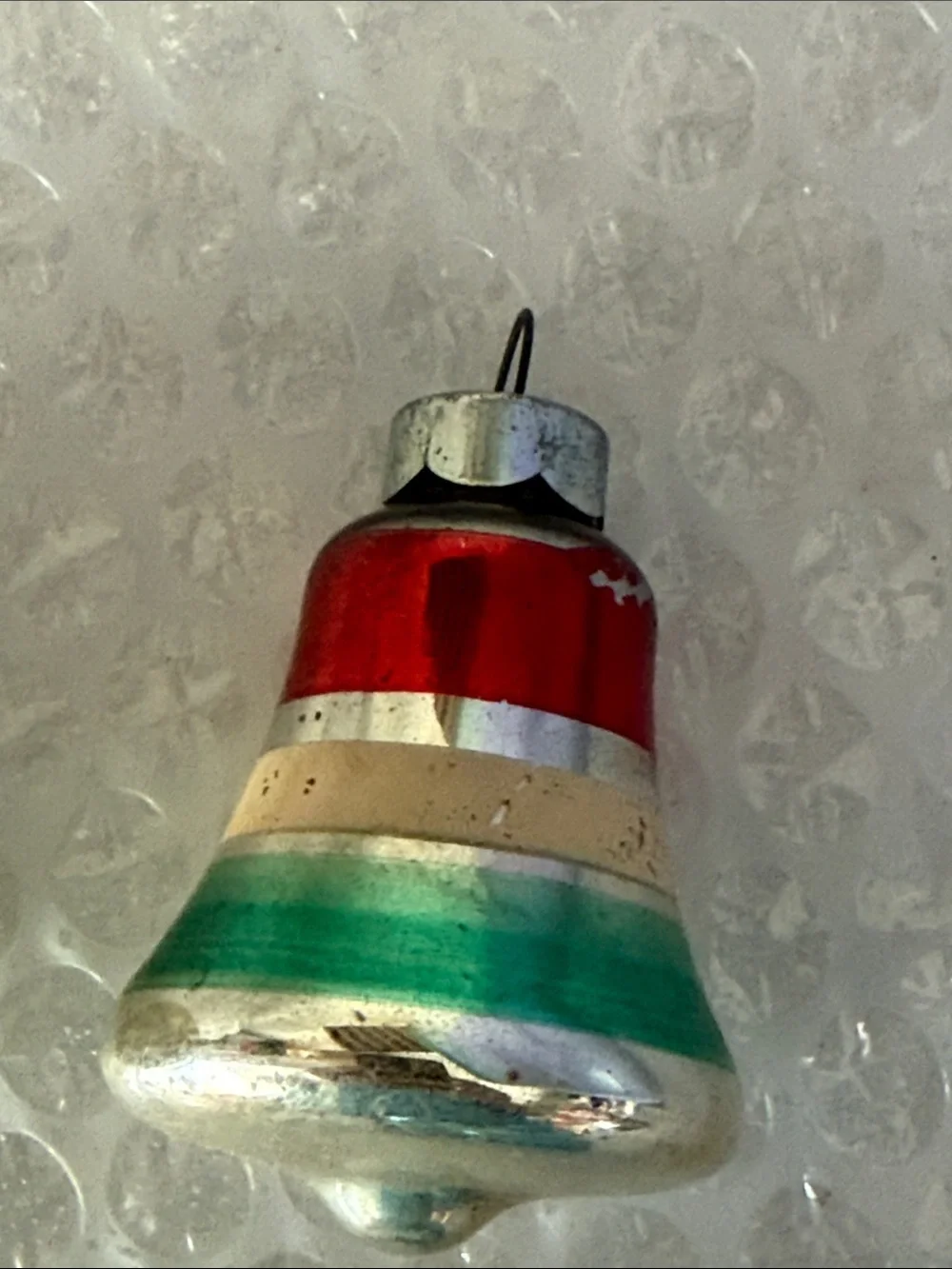 Vintage Glass Holiday Ornament Set - Assorted Colors, 5 total pieces.